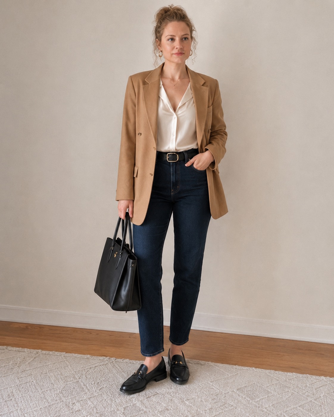 Elegantne city chic näitelook