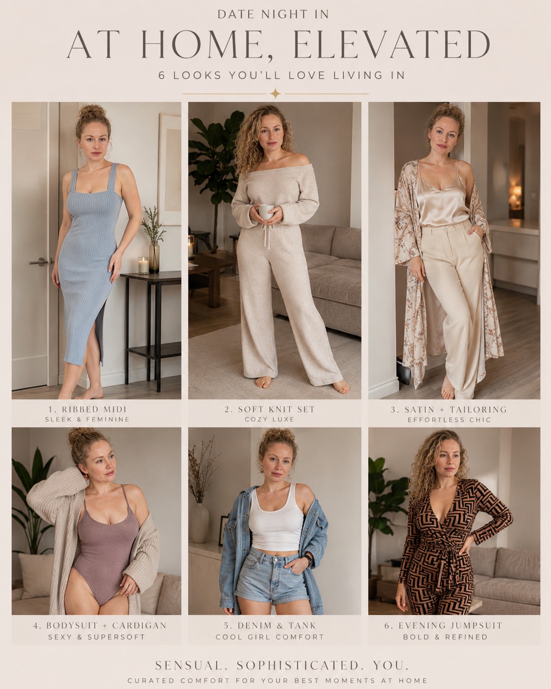 Sensuaalsed kodused outfitid